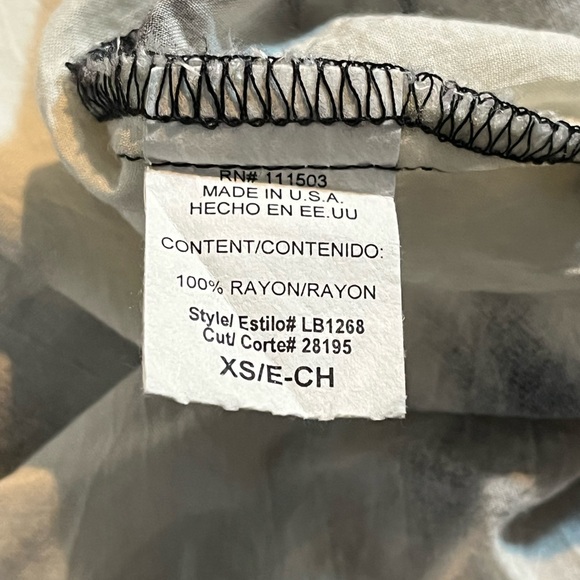 JUNE & HUDSON Black & White Mini Dress Sz XS - Picture 4 of 4